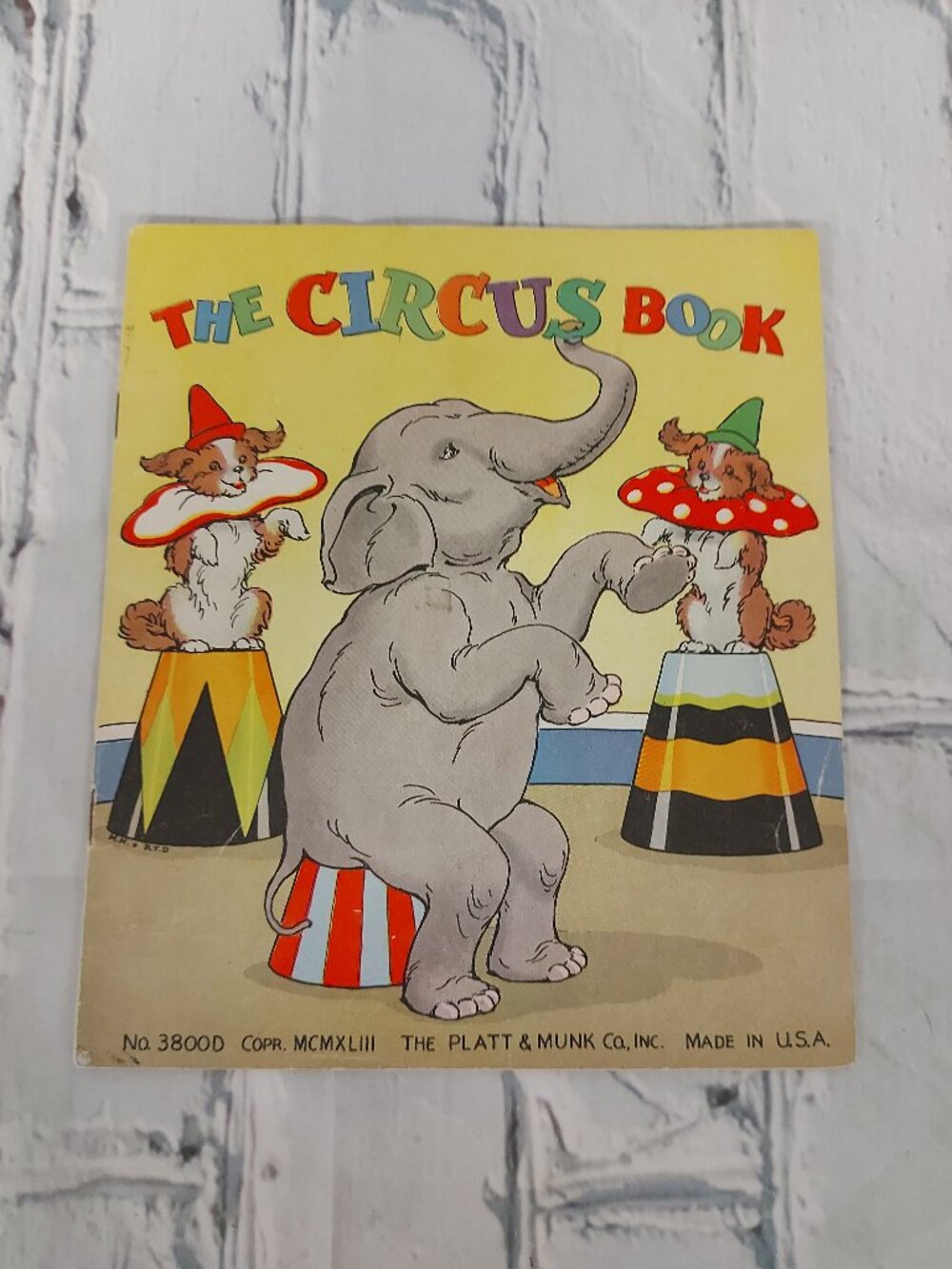 Vintage 1963 The Circus Book Platt & Munk Children’s Book
